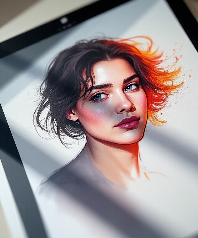 Digital painting process showcase